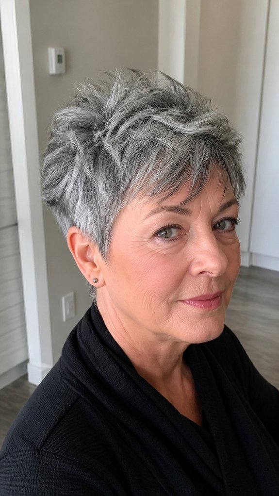 edgy textured pixie lift