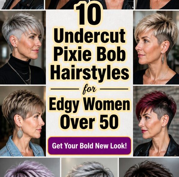 edgy undercut pixie bob hairstyles
