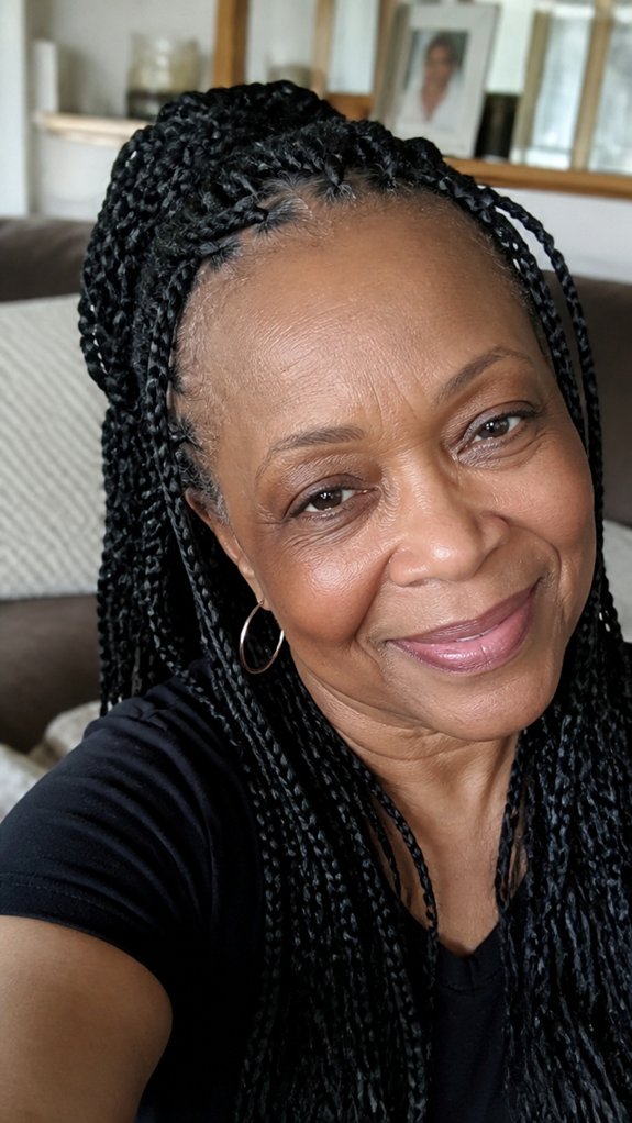 gentle box braids care