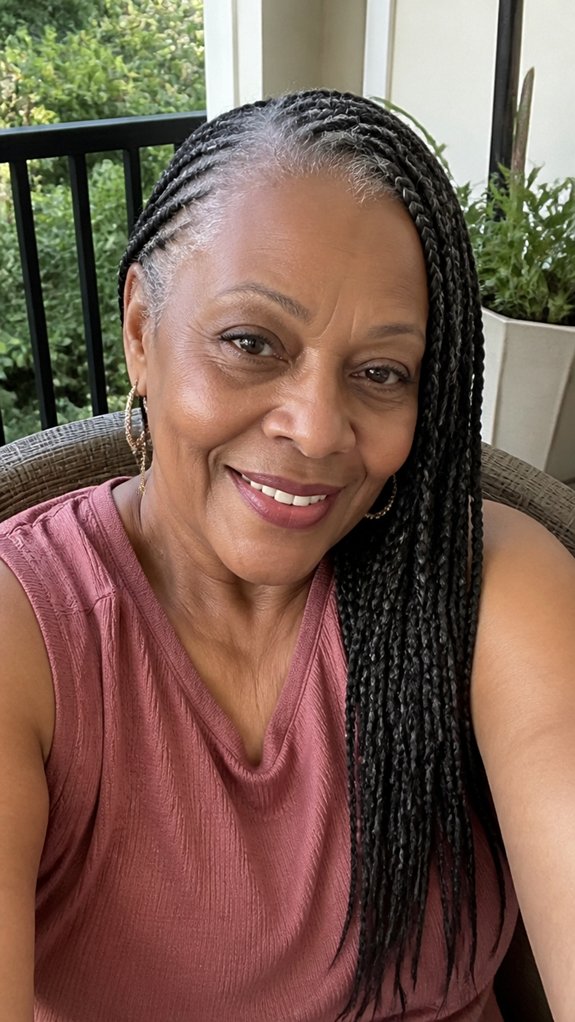 gentle breathable low tension braids