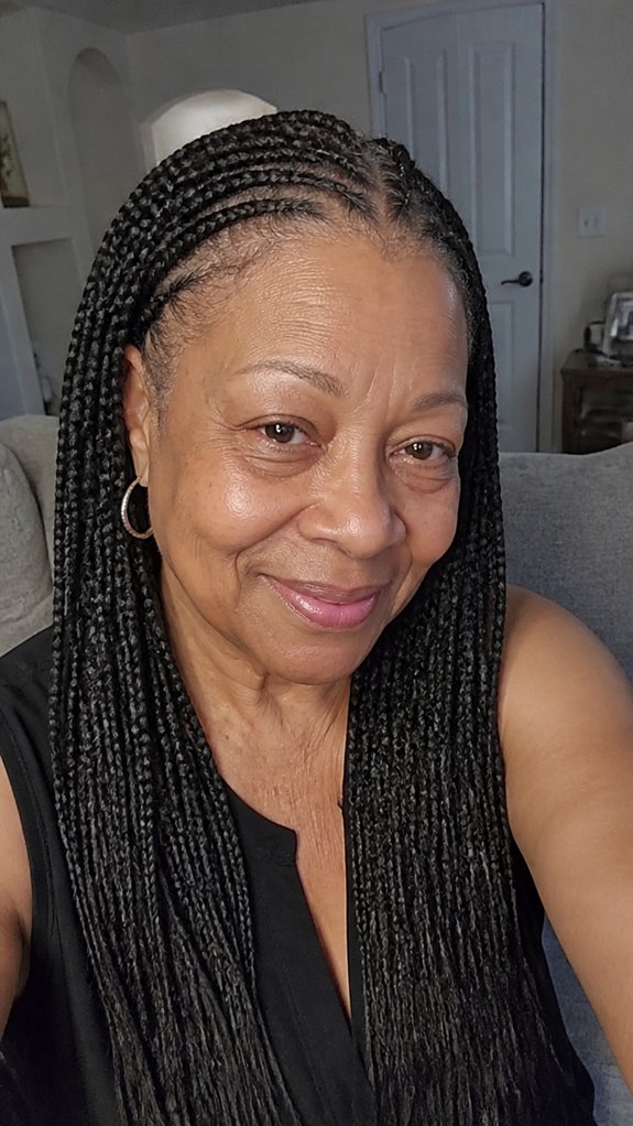 gentle knotless braids protection