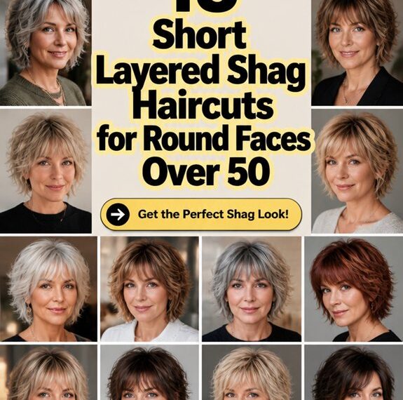 layered shag haircuts for 50