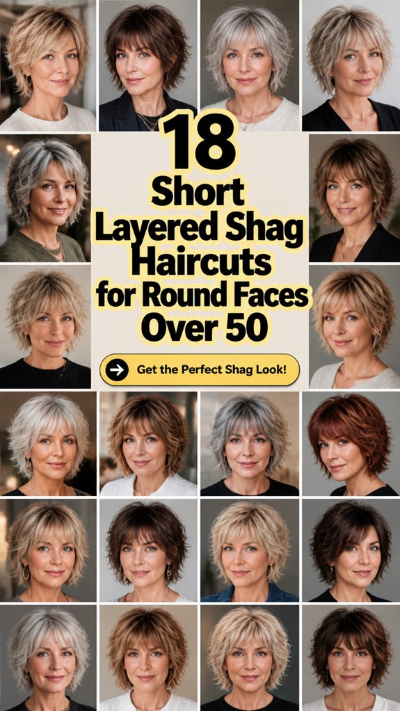 layered shag haircuts for 50