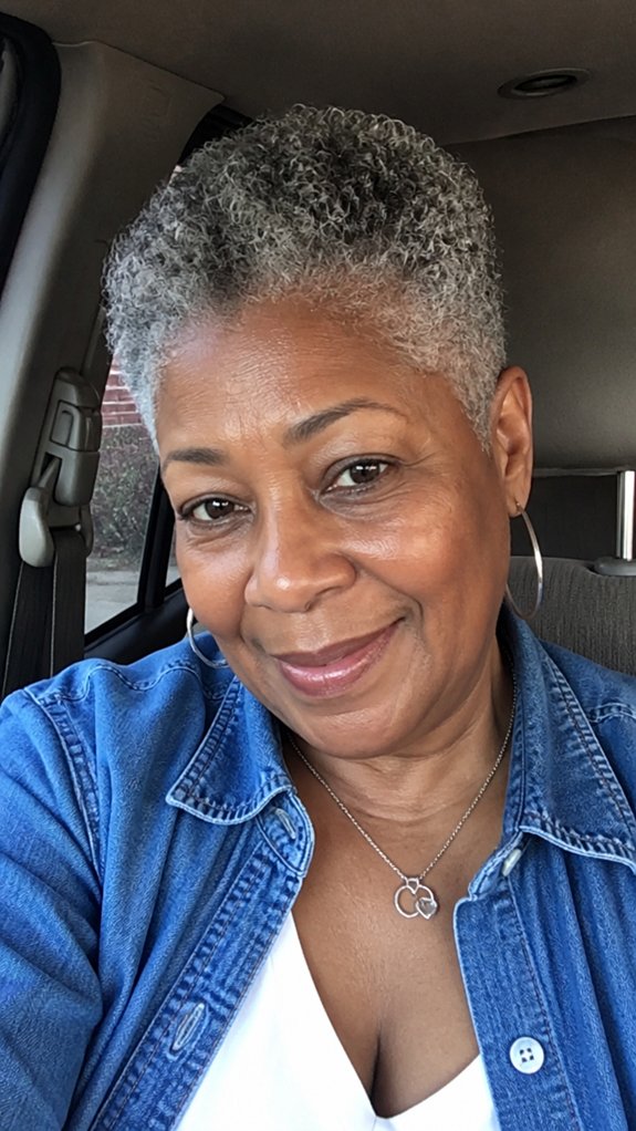 low maintenance tapered pixie transition