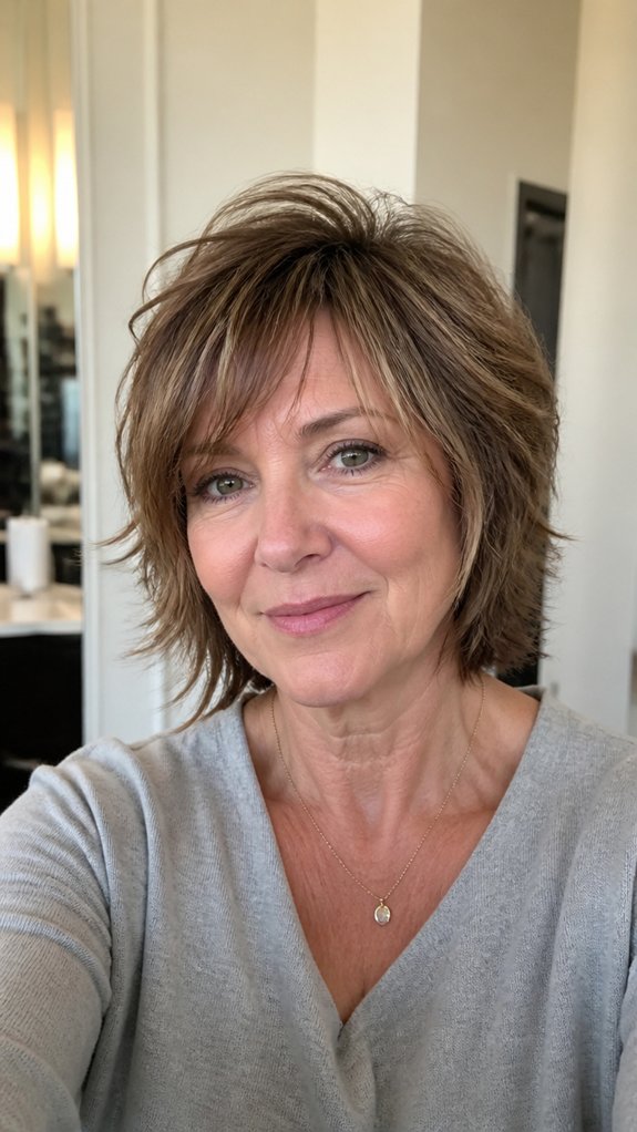short layered shag guidance