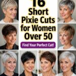 short pixie cuts over50