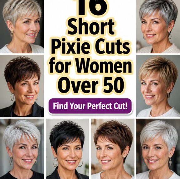 short pixie cuts over50