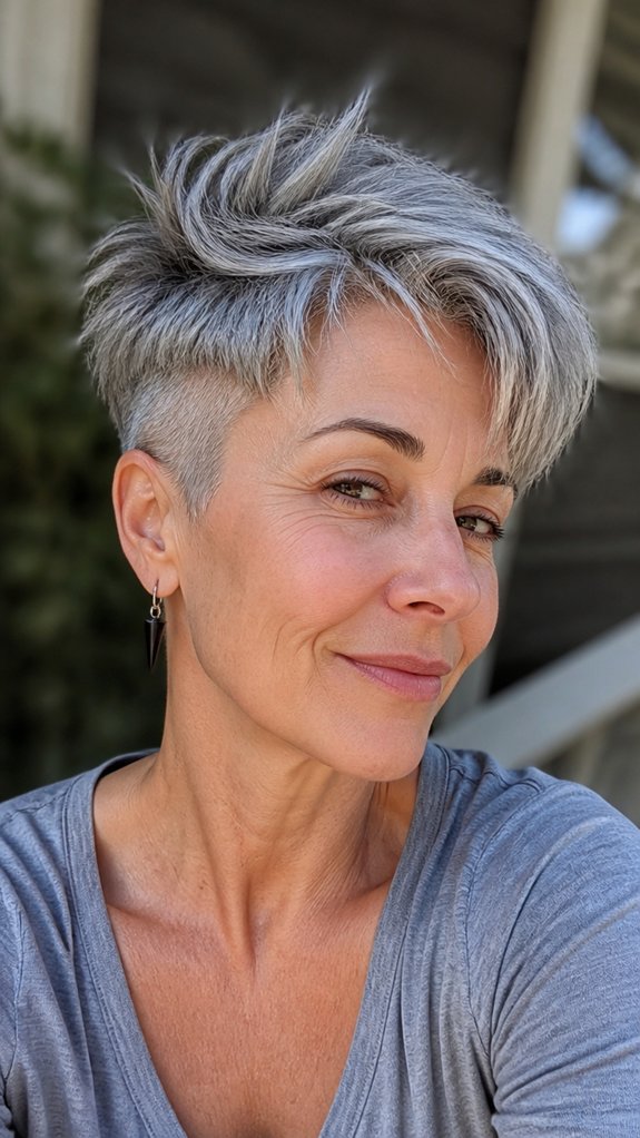 soft layered voluminous undercut bob