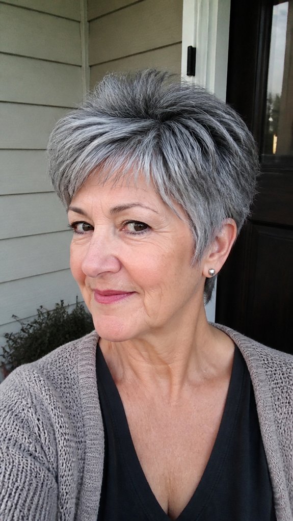 textured pixie care routine