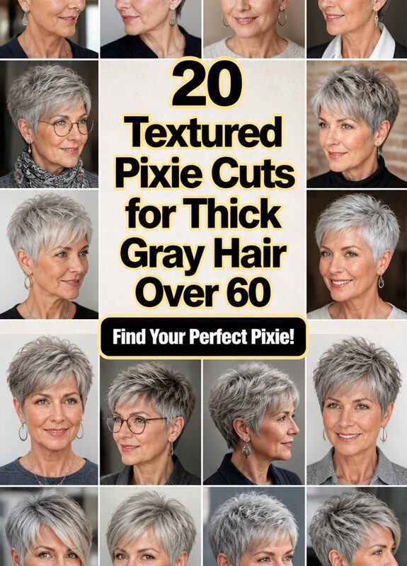 textured pixie cuts for seniors