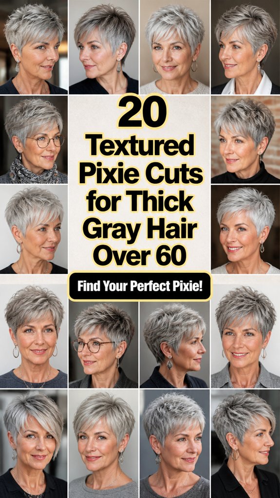 textured pixie cuts for seniors