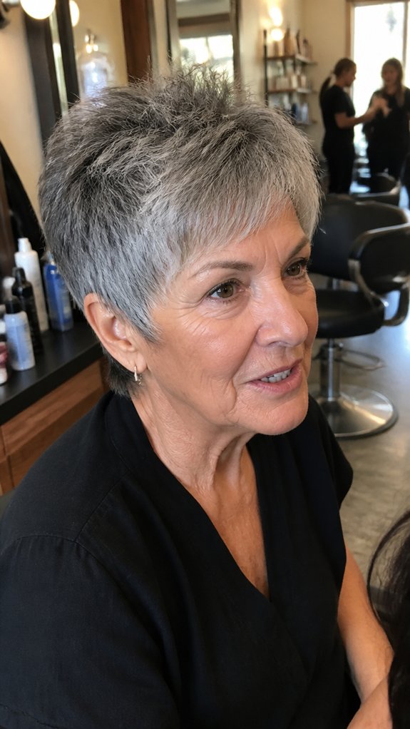 textured pixie for over 60s