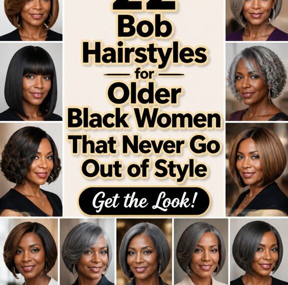 timeless bob hairstyles for older