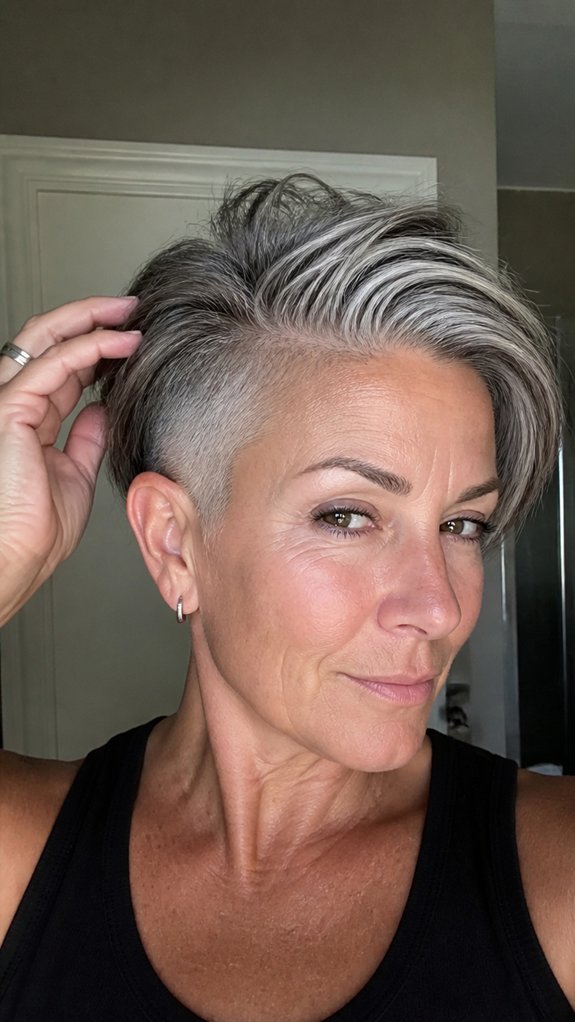 undercut pixie bob maintenance