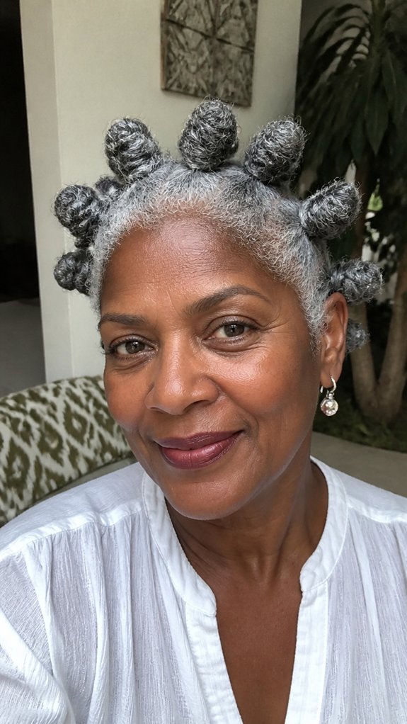 bantu knots for defined coils