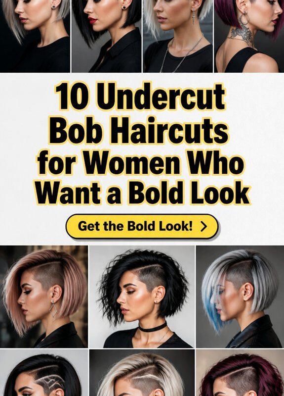 bold undercut bob styles
