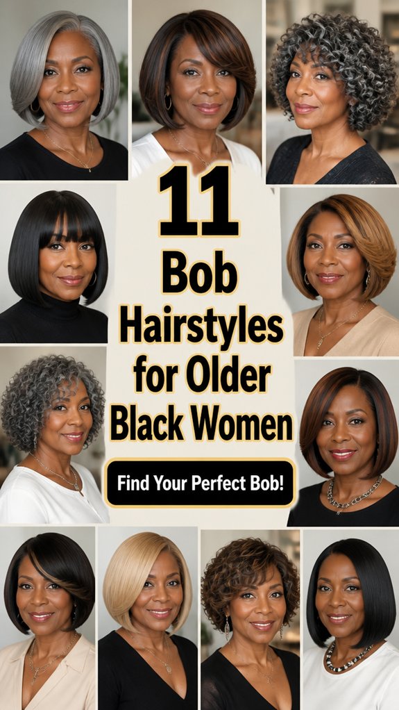 chic bob styles for seniors