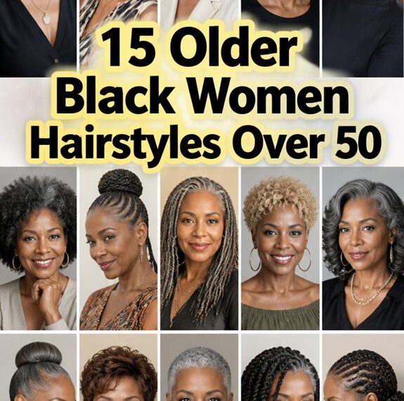 chic hairstyles for older black women