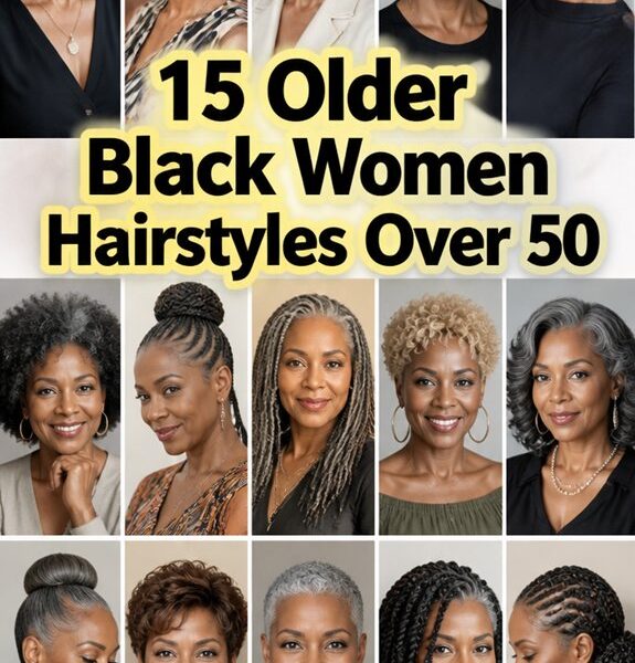 chic hairstyles for older black women