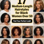 chic medium hairstyles for 50