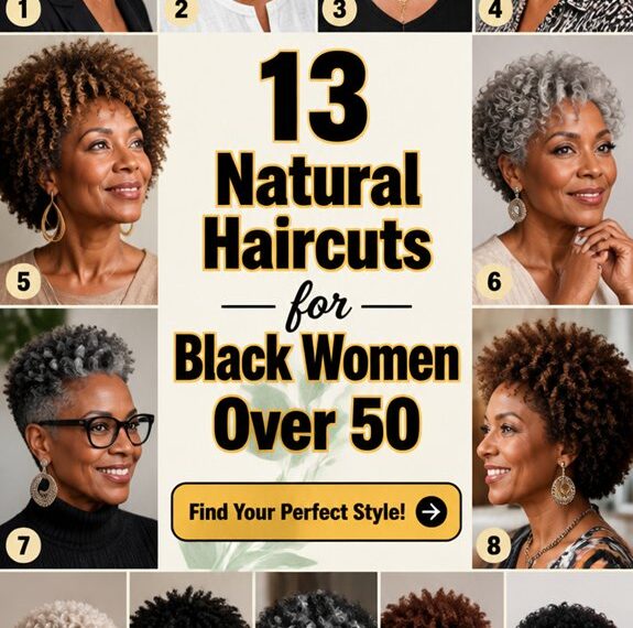 chic natural hairstyles for 50