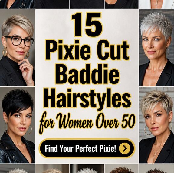 chic pixie cuts over50