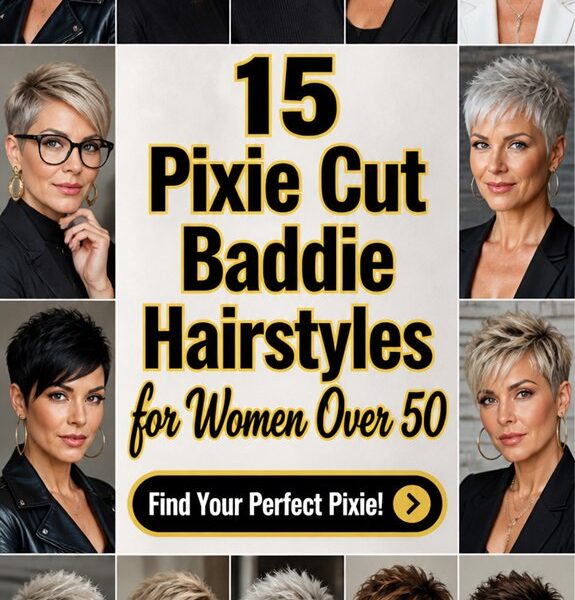 chic pixie cuts over50