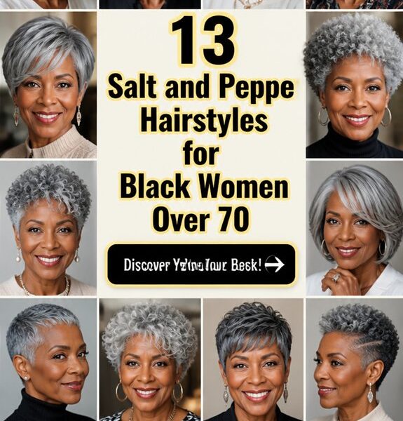 chic salt and pepper hairstyles