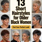 chic short cuts for older black women
