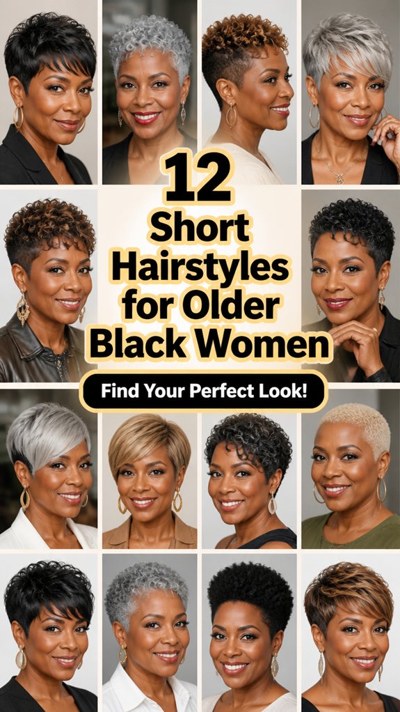 chic short cuts for seniors
