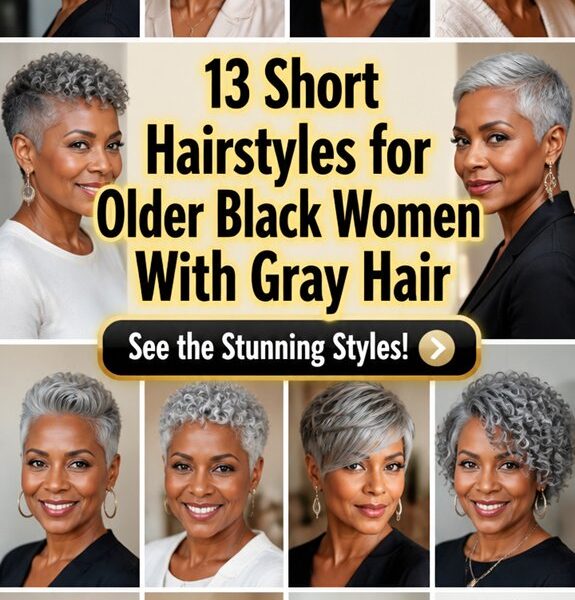 chic short gray hairstyles