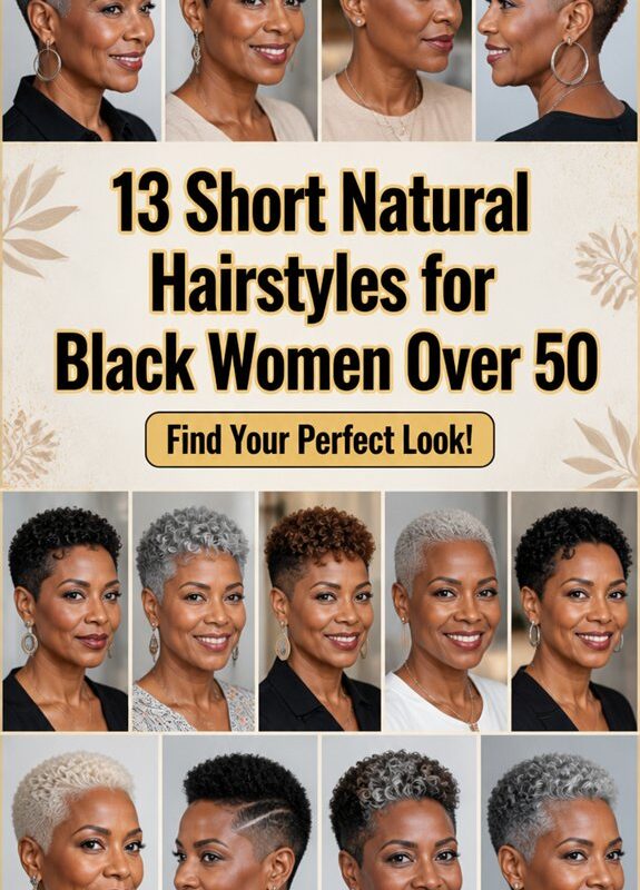 chic short hairstyles for 50