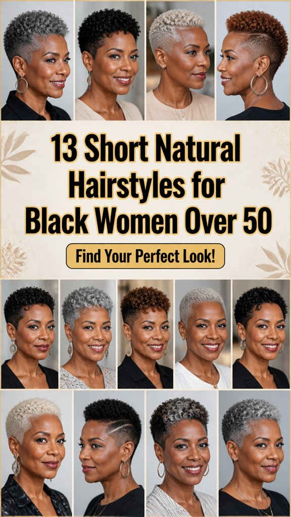 chic short hairstyles for 50