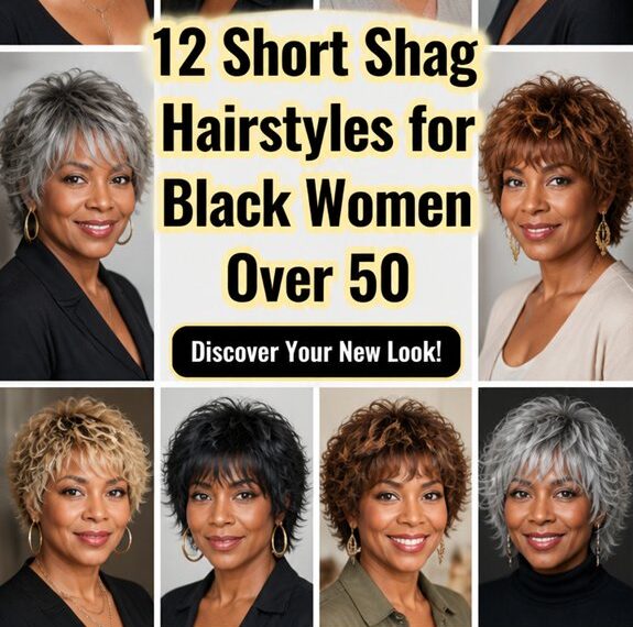 chic short shag haircuts