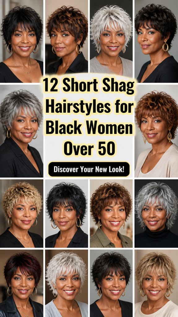 chic short shag haircuts