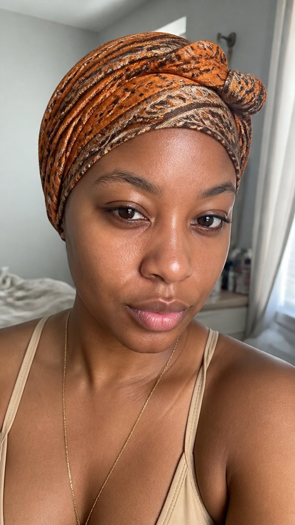 classic secure silk turban