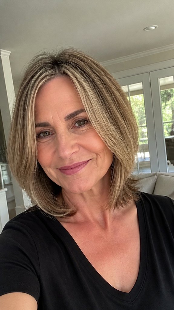 collarbone framing inward curved bob