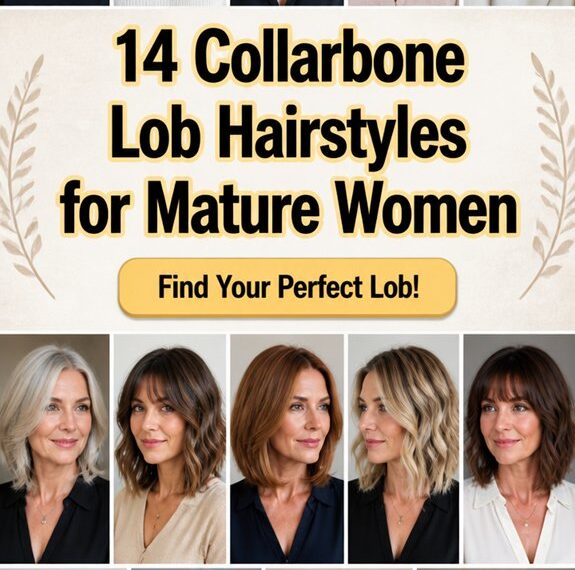 collarbone lob hairstyles mature