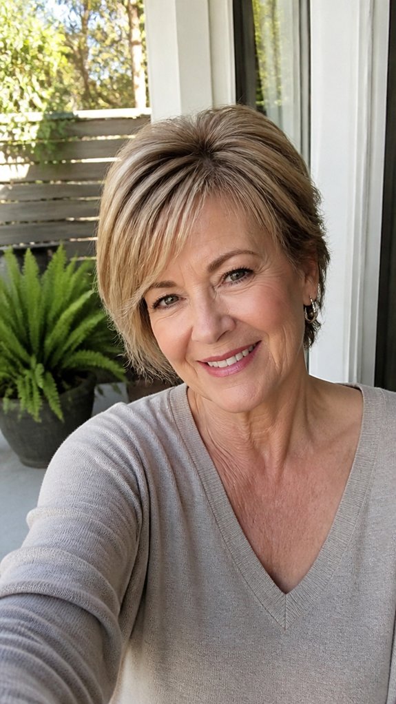 crown layered lift for thinning