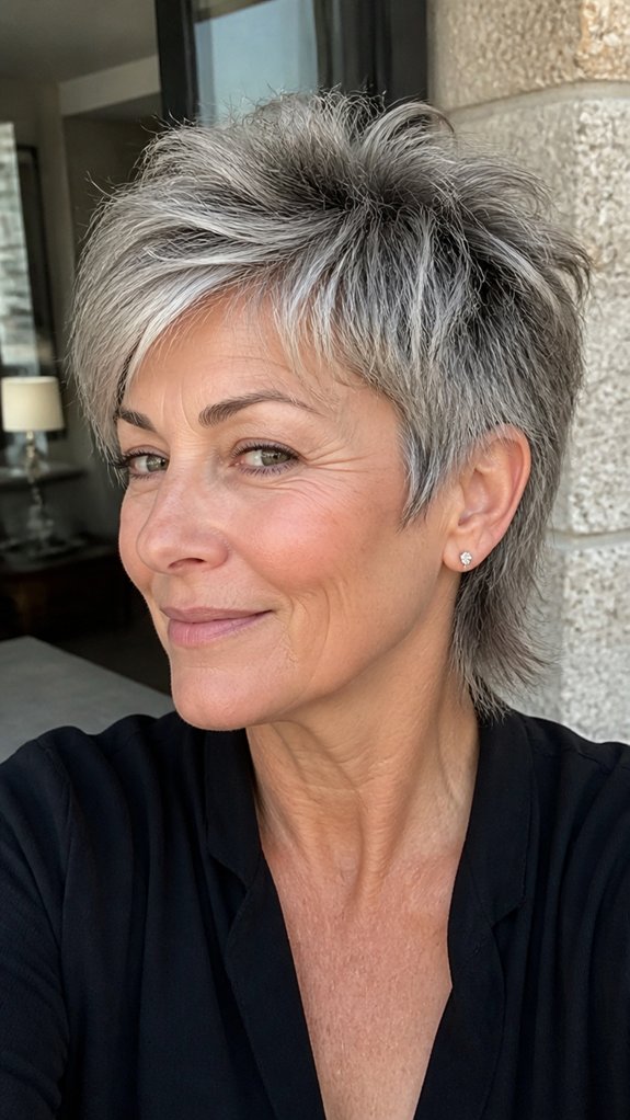 crown volume mixie pixie mullet