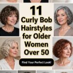 curly bob styles for 50