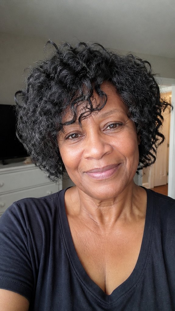curly layered movement with bounce