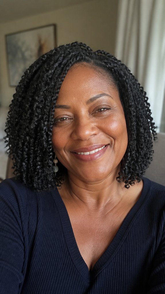 curly senegalese twist bob