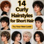 curly short hair styles