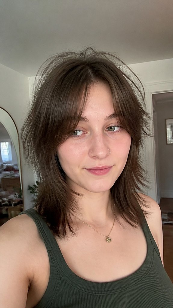 curtain bangs add face framing fullness