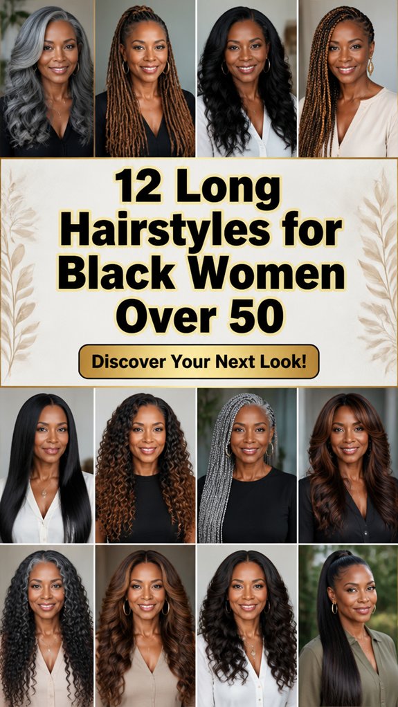 elegant long styles for 50