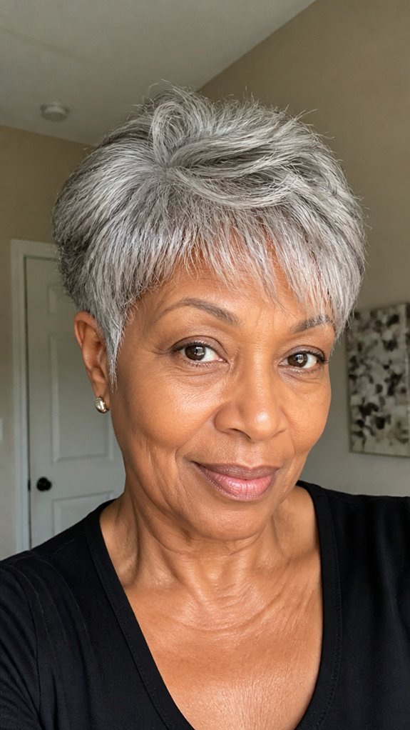 feathered pixie with taper