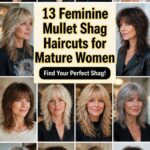 feminine mullet shag haircuts