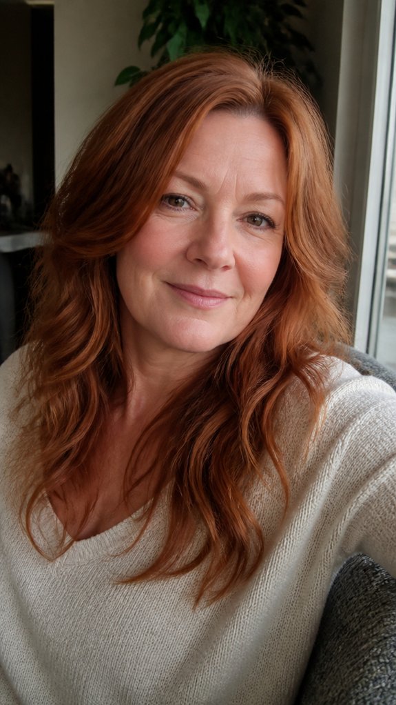 flattering controlled natural red