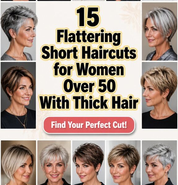 flattering short haircuts for over 50